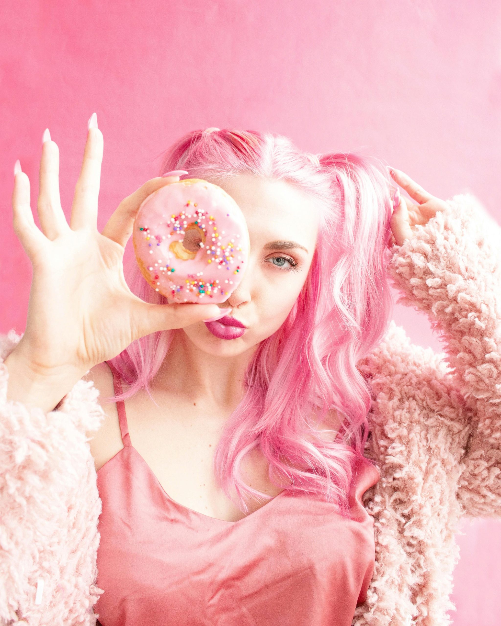 Bright Pink Hair