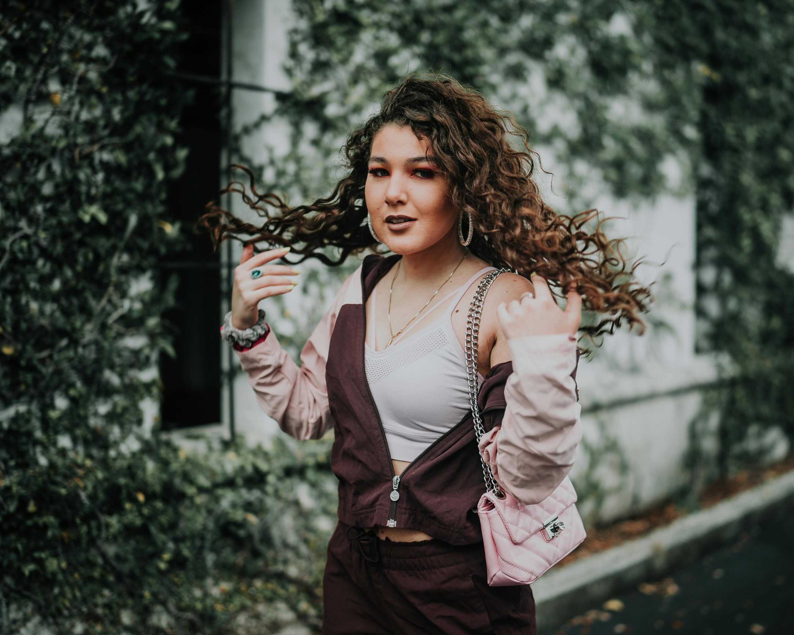 Pink And Brown Outfit