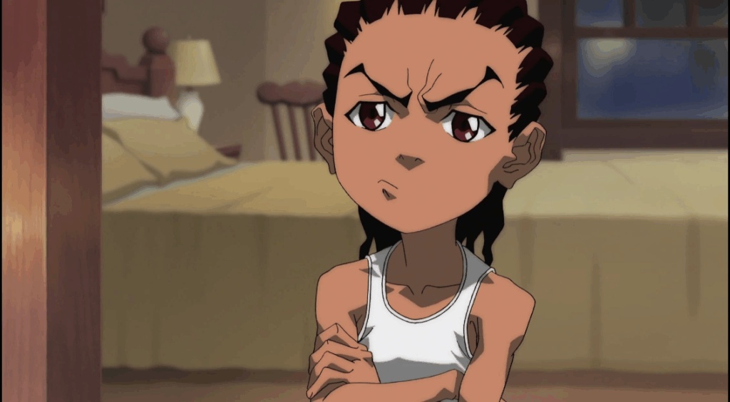Hood Cartoon Characters with Dreads