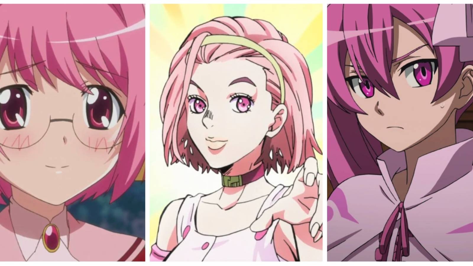 Pink Cartoon Character