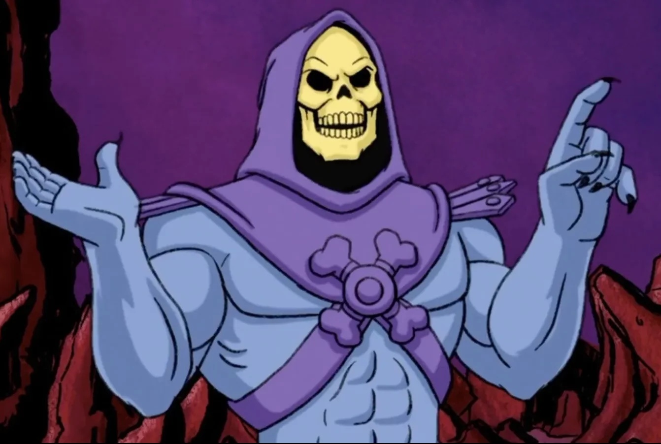 Purple Cartoon Characters